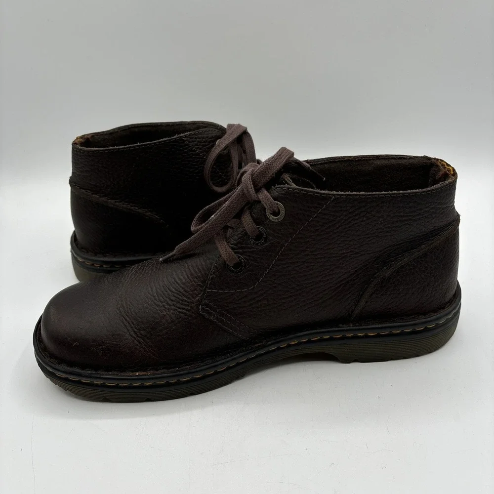 Dr Martens Sussex Chukka Boots Men's 8 Bear Track Brown Leather Industrial READ